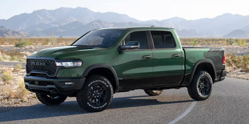2026 RAM 1500 pickup truck on road
