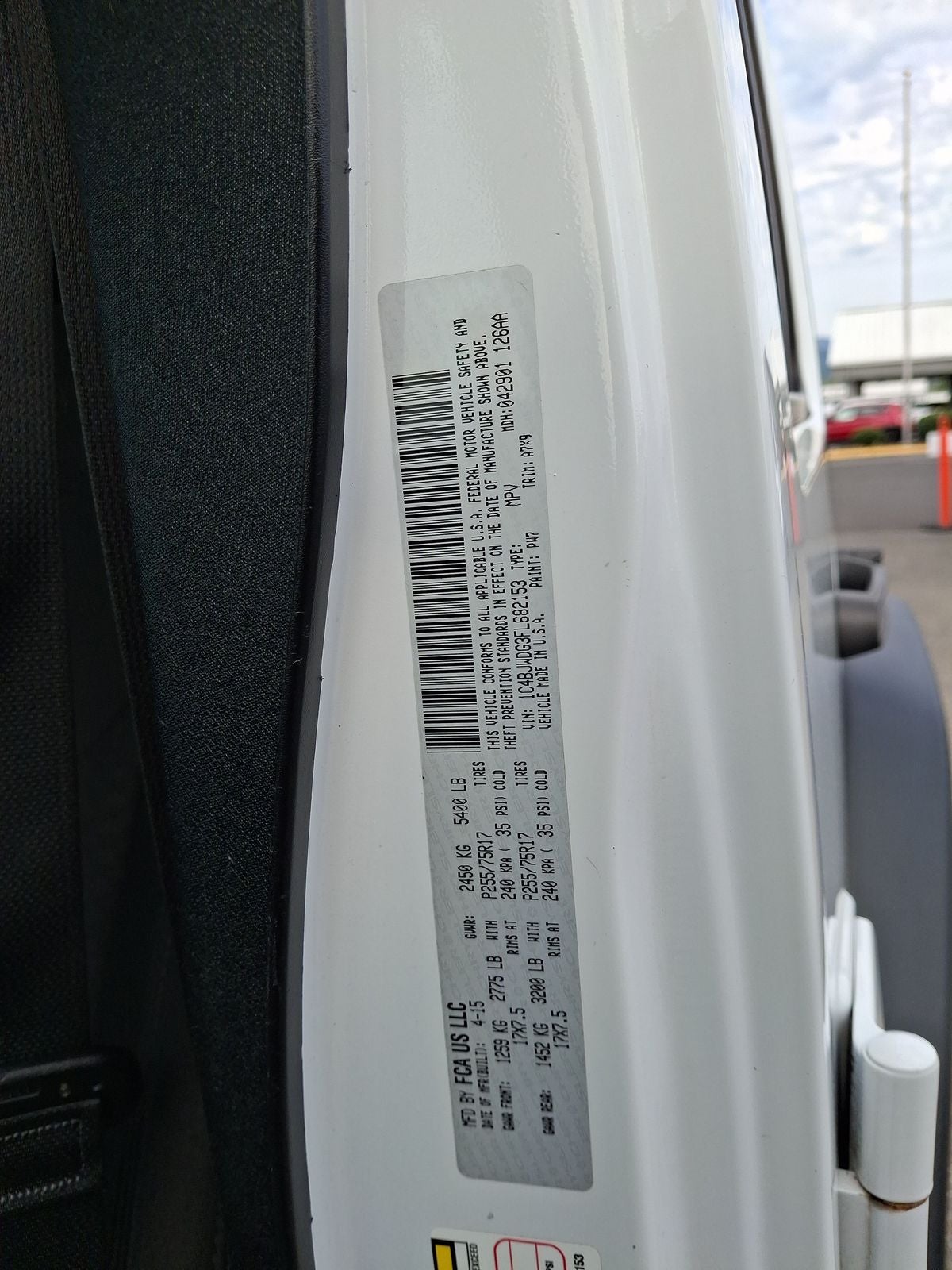 2015 Jeep Wrangler Unlimited Sport
