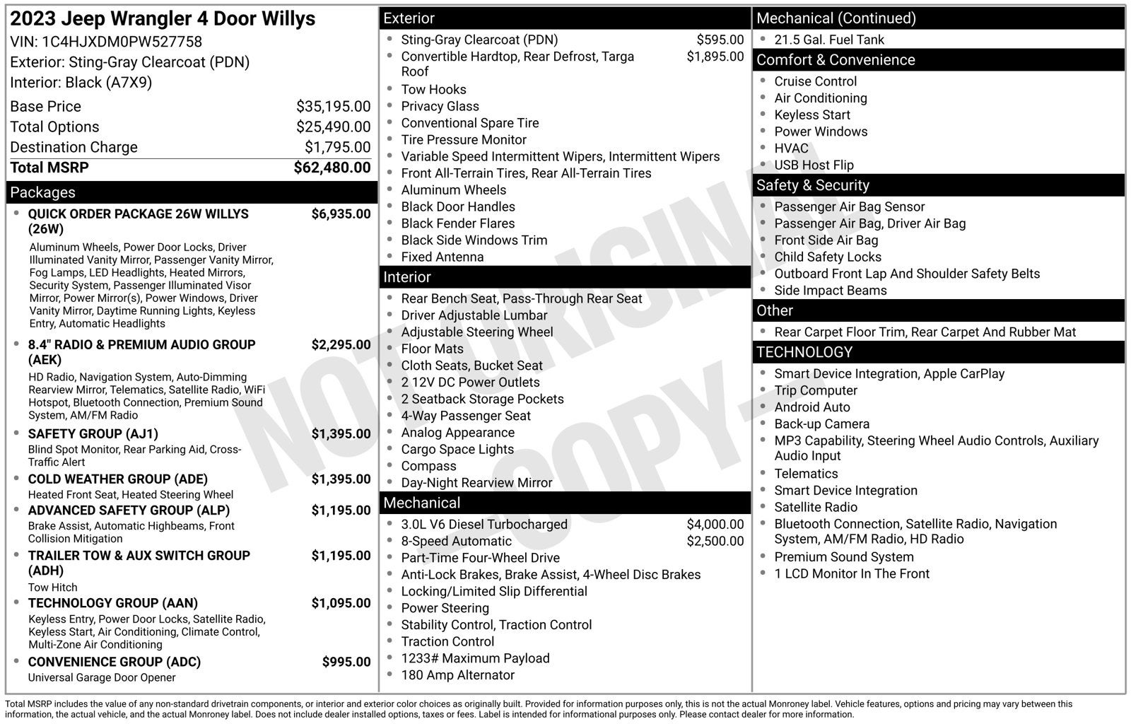 2023 Jeep Wrangler Sport