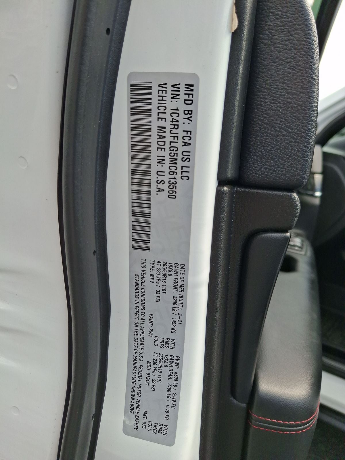 2021 Jeep Grand Cherokee Trailhawk