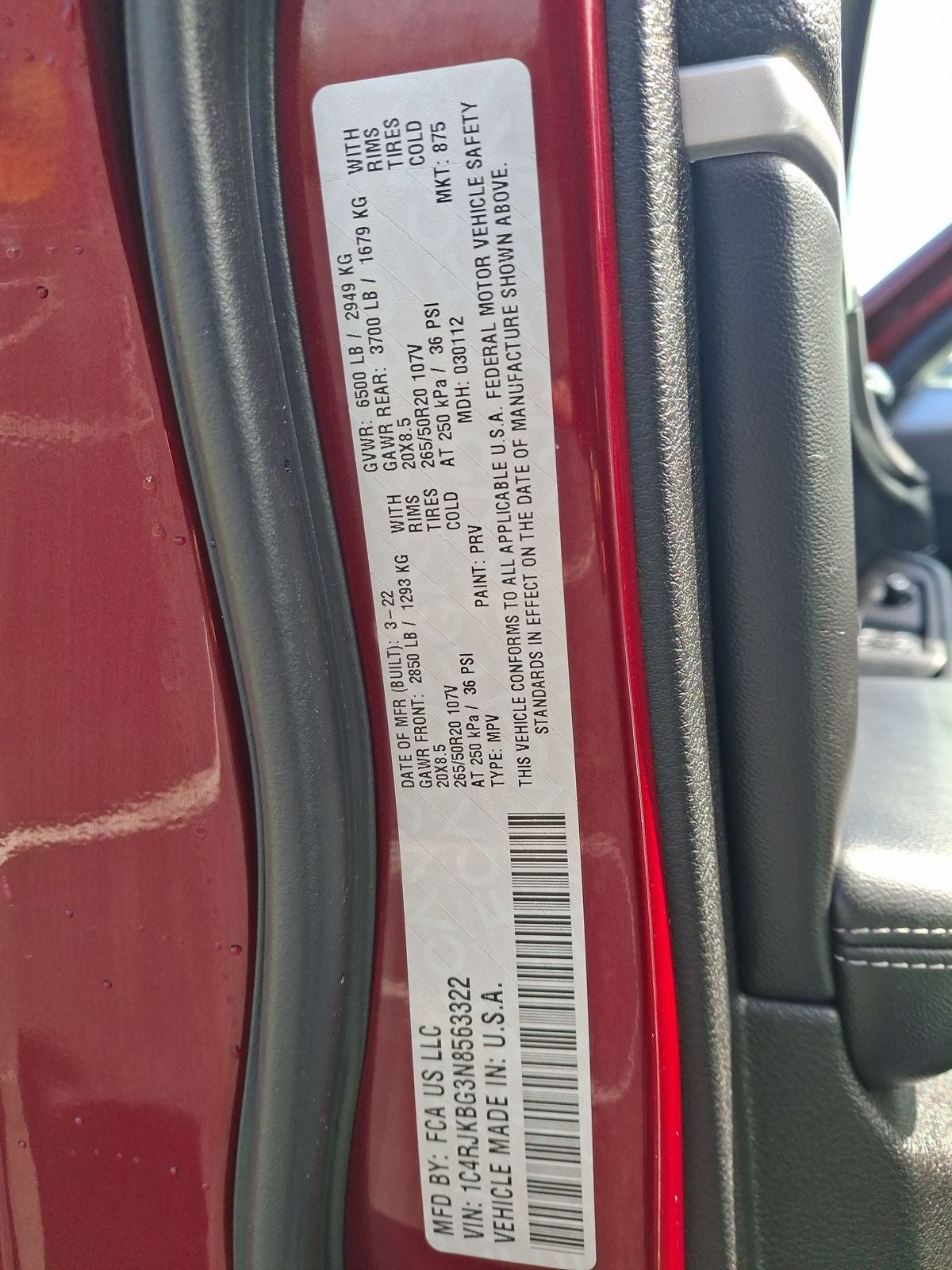 2022 Jeep Grand Cherokee L Limited