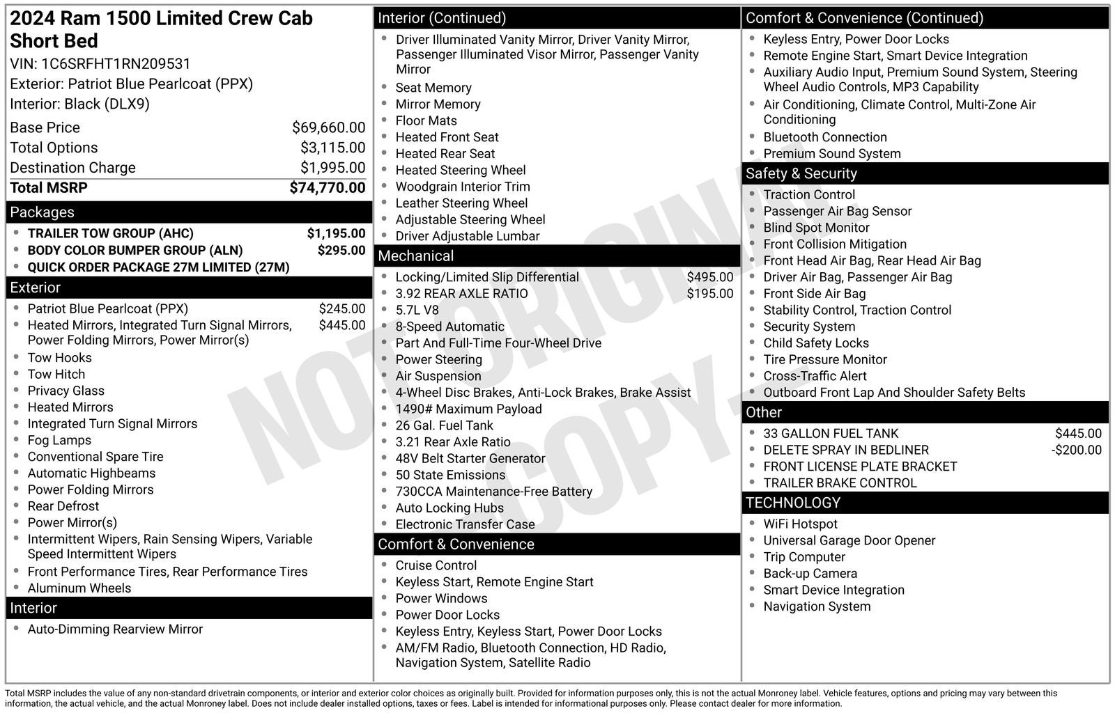 2024 RAM 1500 Limited