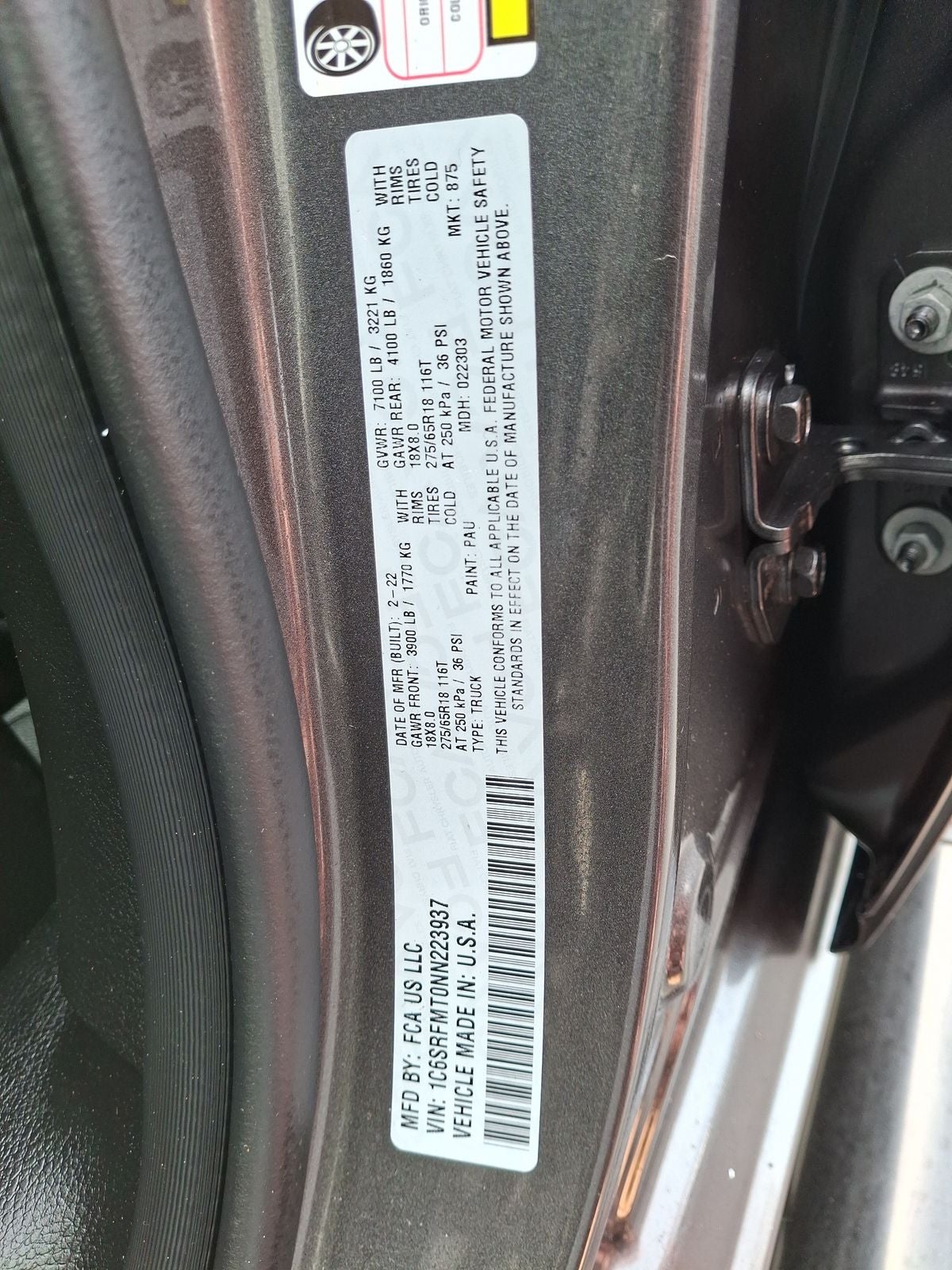 2022 RAM 1500 Big Horn/Lone Star