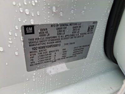 2017 Chevrolet Silverado 2500HD LTZ