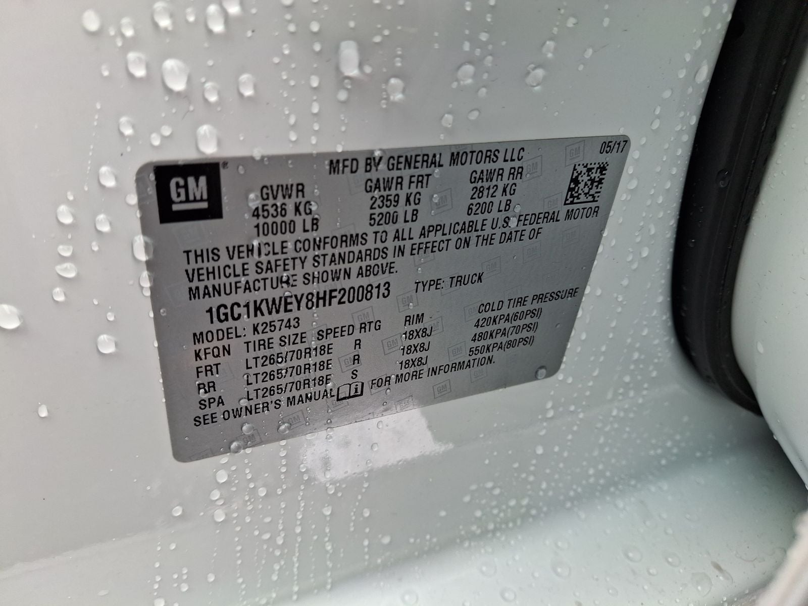 2017 Chevrolet Silverado 2500HD LTZ