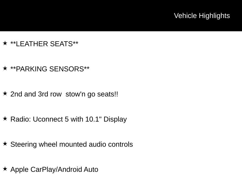 2025 Chrysler Pacifica Select