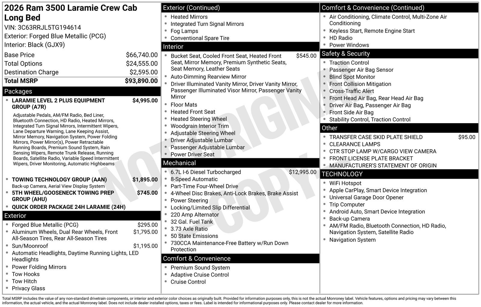 2026 RAM 3500 Laramie Dually
