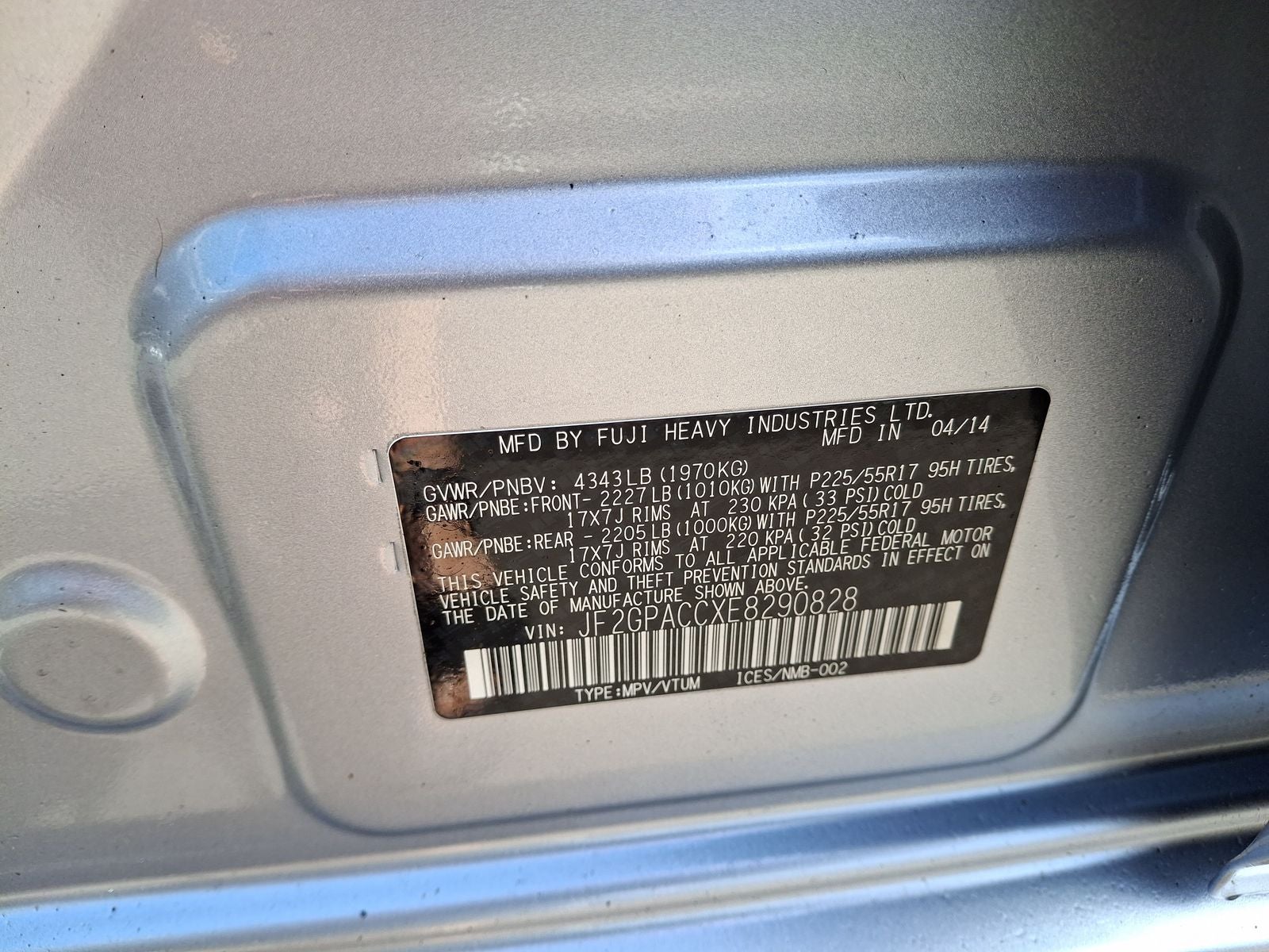 2014 Subaru XV Crosstrek 2.0i Premium