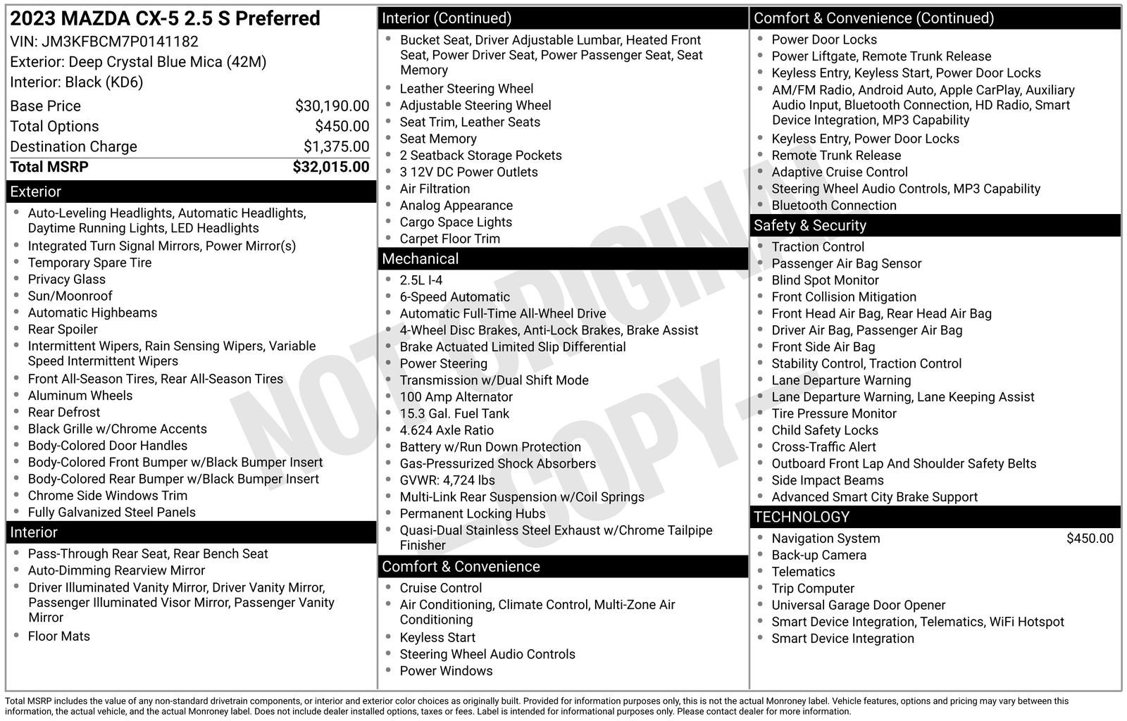 2023 Mazda Mazda CX-5 2.5 S Preferred Package