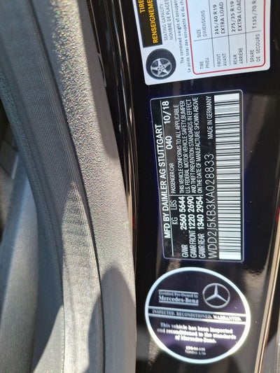2019 Mercedes-Benz CLS 450 CLS 450 4MATIC®