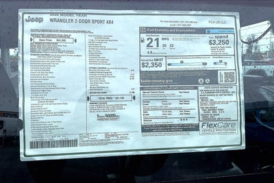 2026 Jeep Wrangler Sport