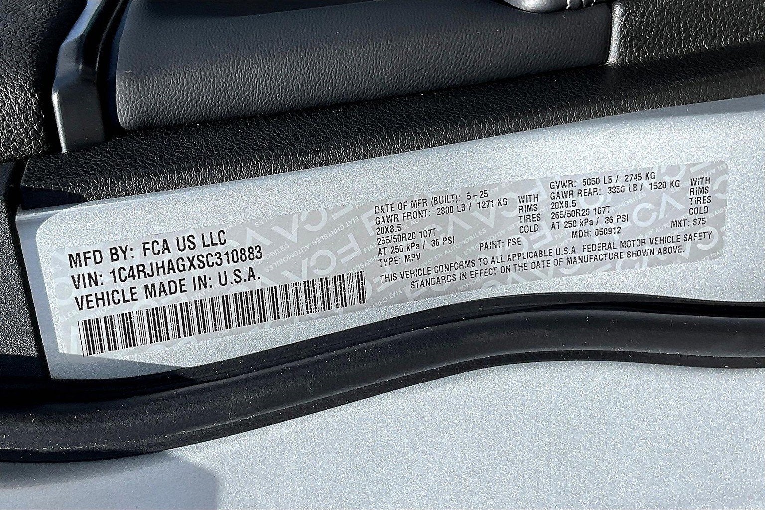 2025 Jeep Grand Cherokee Altitude X