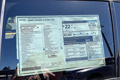 2025 Jeep Grand Cherokee Altitude X