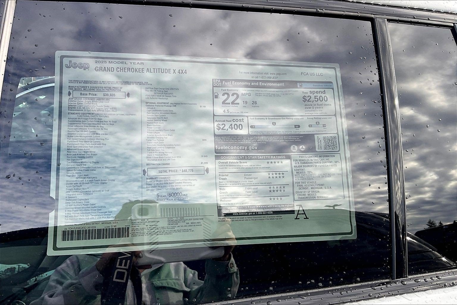 2025 Jeep Grand Cherokee Altitude X