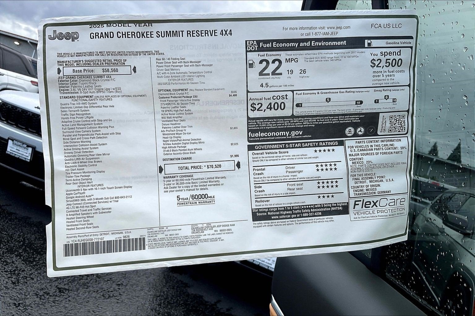 2025 Jeep Grand Cherokee Summit