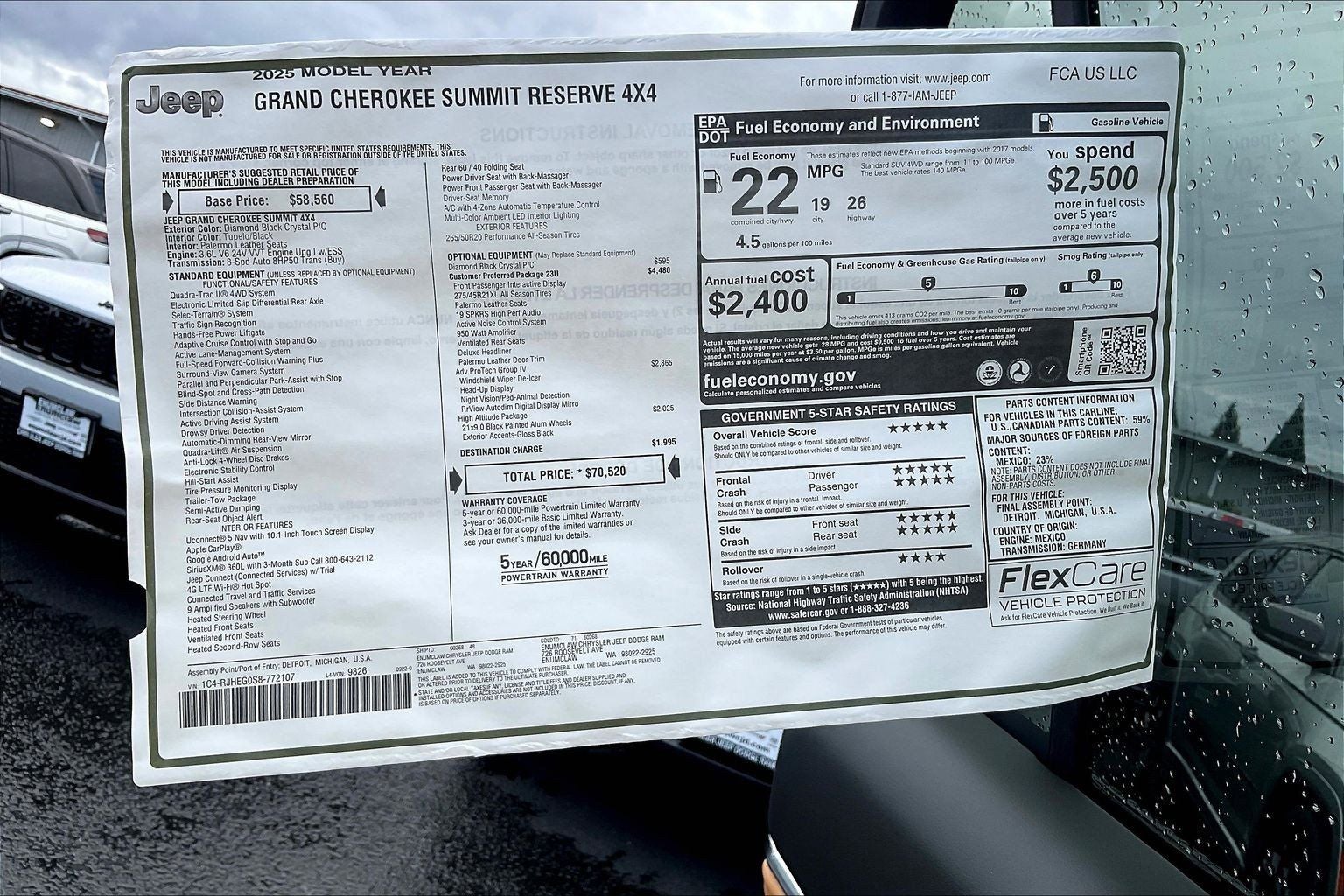 2025 Jeep Grand Cherokee Summit
