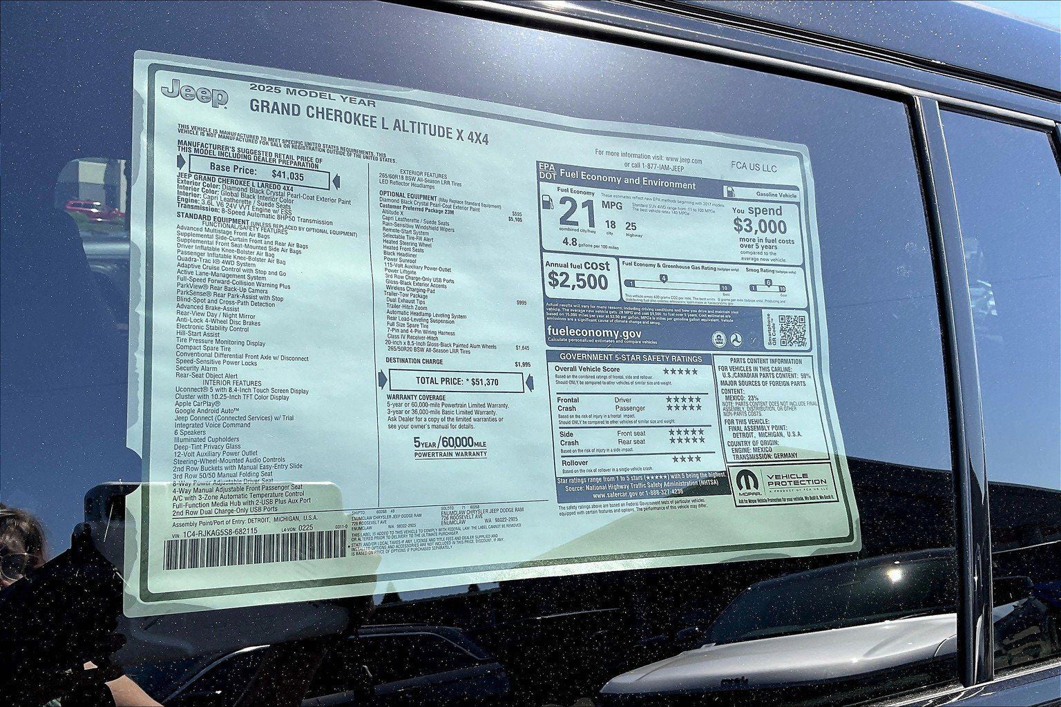 2025 Jeep Grand Cherokee L Altitude X