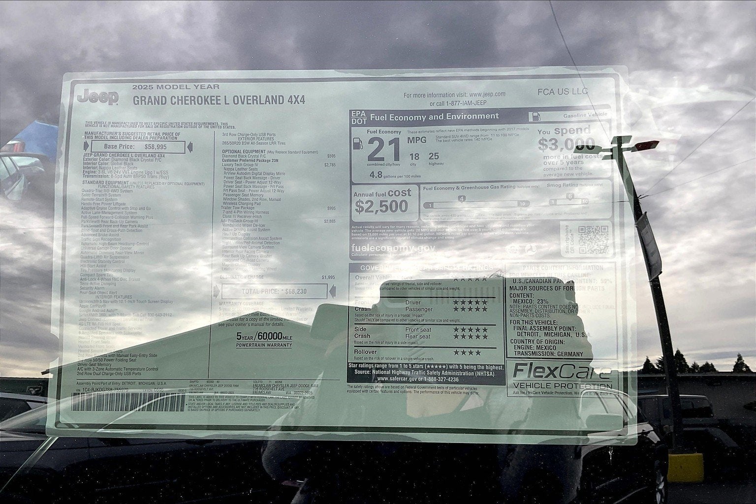 2025 Jeep Grand Cherokee L Overland