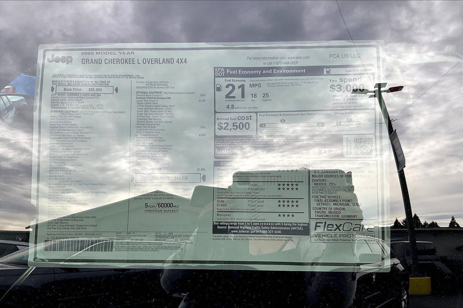 2025 Jeep Grand Cherokee L Overland