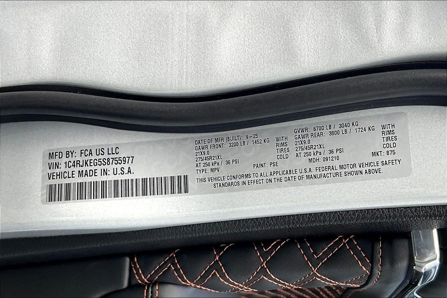 2025 Jeep Grand Cherokee L Summit