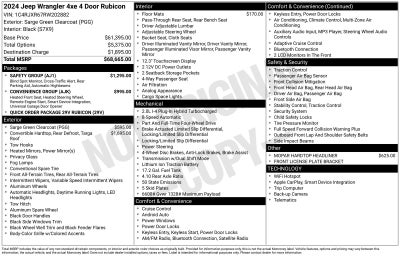 2024 Jeep Wrangler 4xe Rubicon 4xe