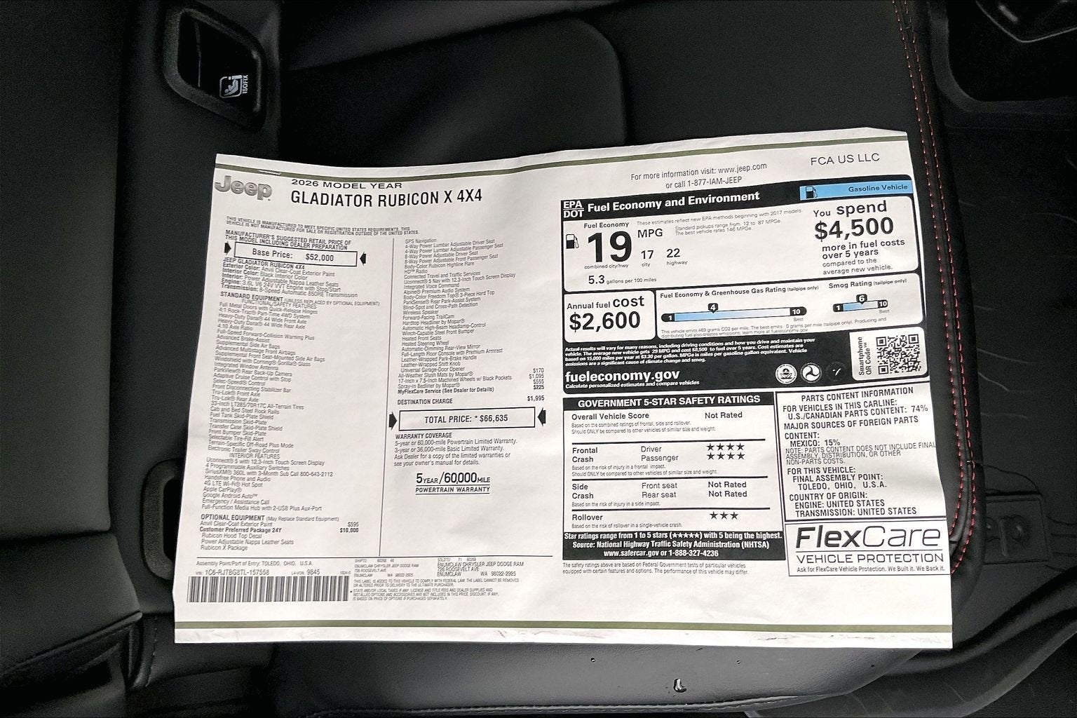 2026 Jeep Gladiator Rubicon