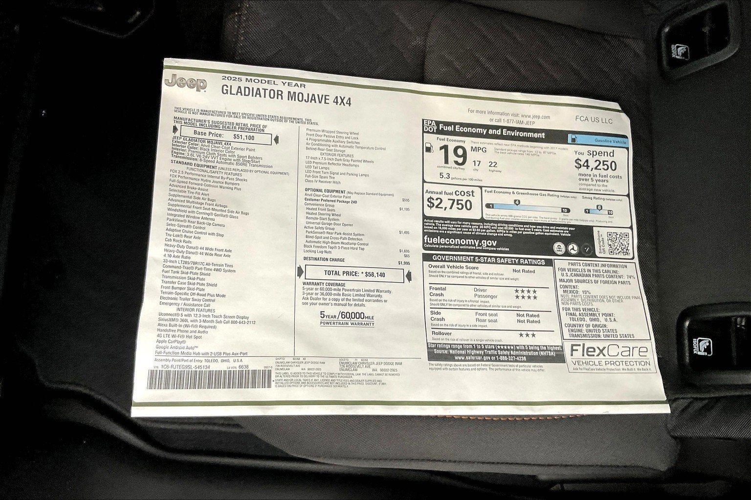 2025 Jeep Gladiator Mojave