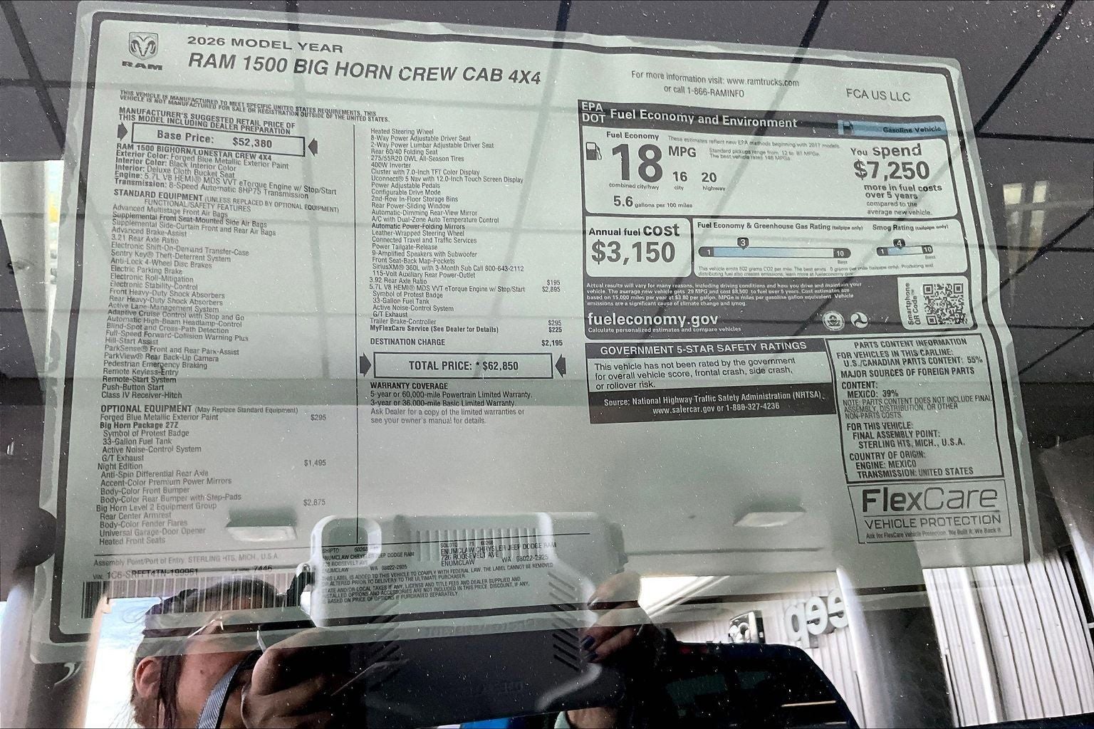 2026 RAM Ram 1500 Big Horn/Lone Star