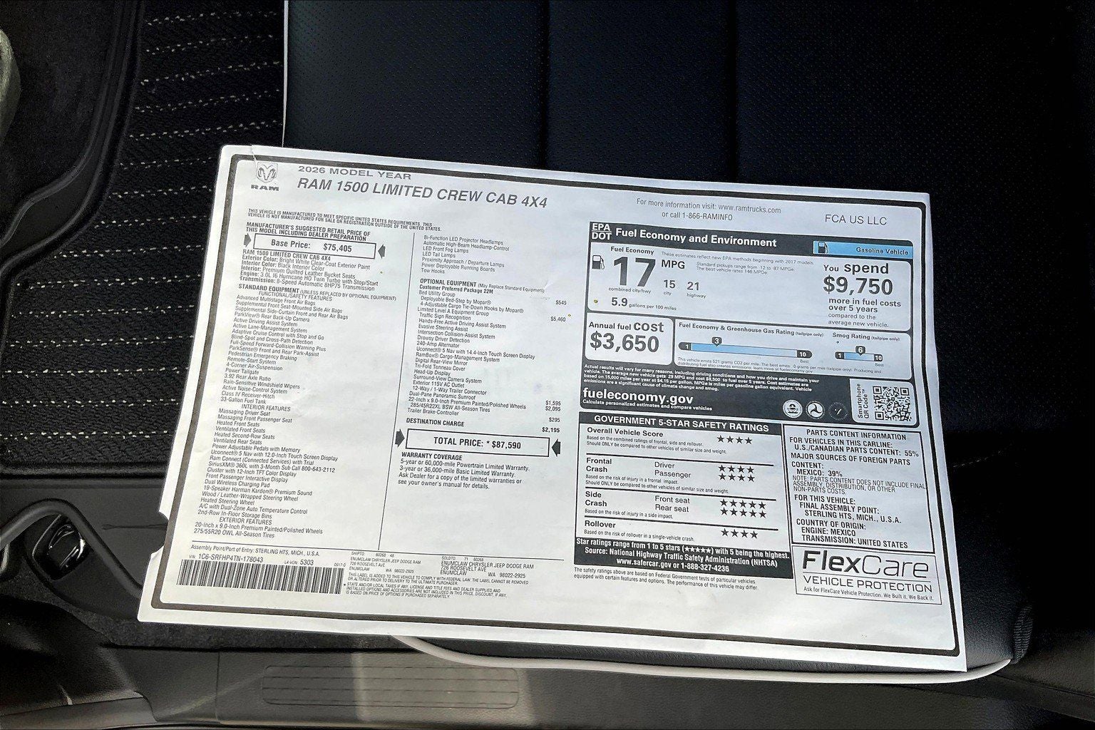 2026 RAM Ram 1500 Limited