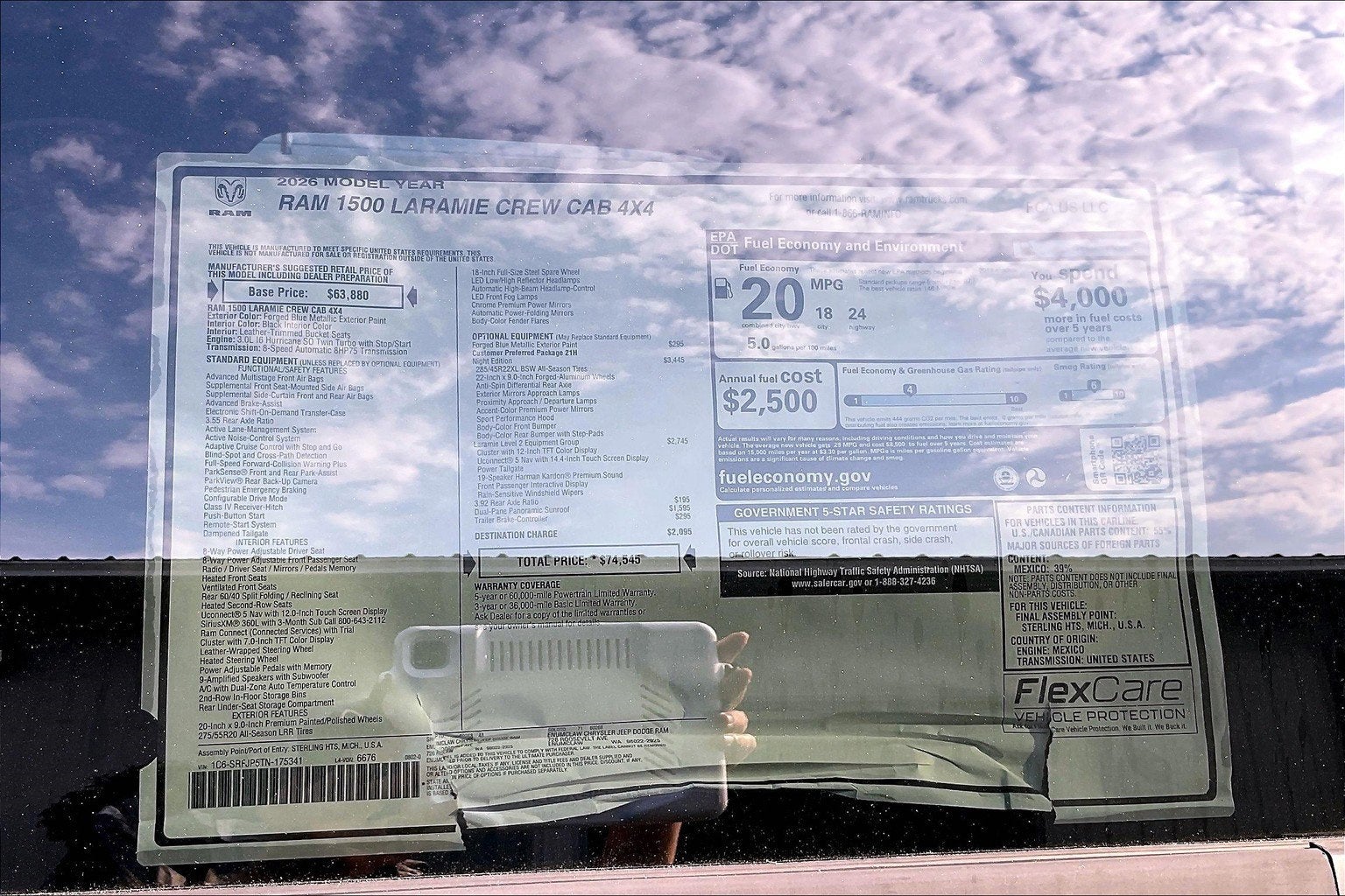 2026 RAM Ram 1500 Laramie Night Edition