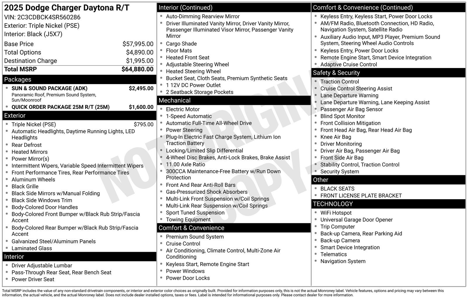 2025 Dodge Charger R/T