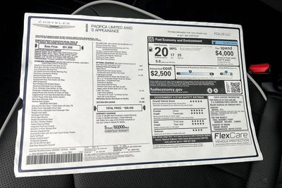 2026 Chrysler Pacifica Limited