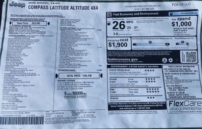 2026 Jeep Compass Latitude