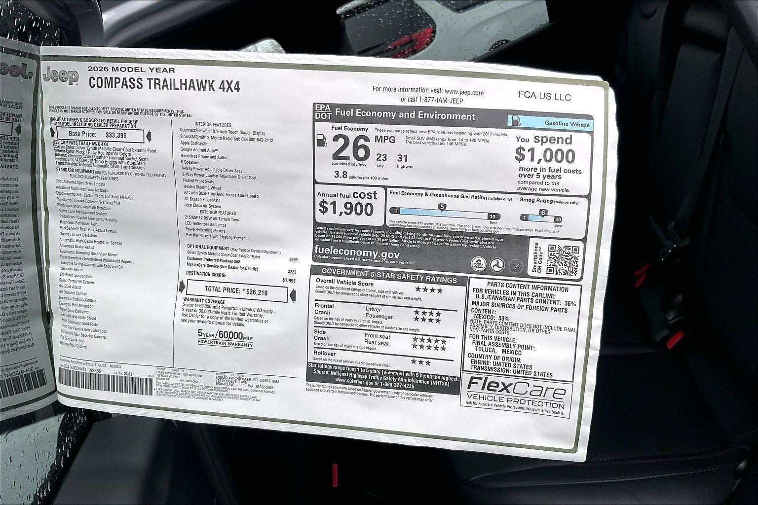2026 Jeep Compass Trailhawk