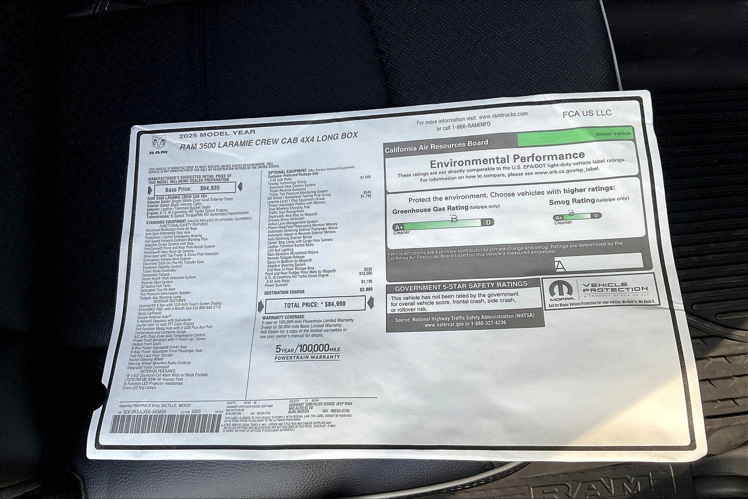 2025 RAM Ram 3500 Laramie