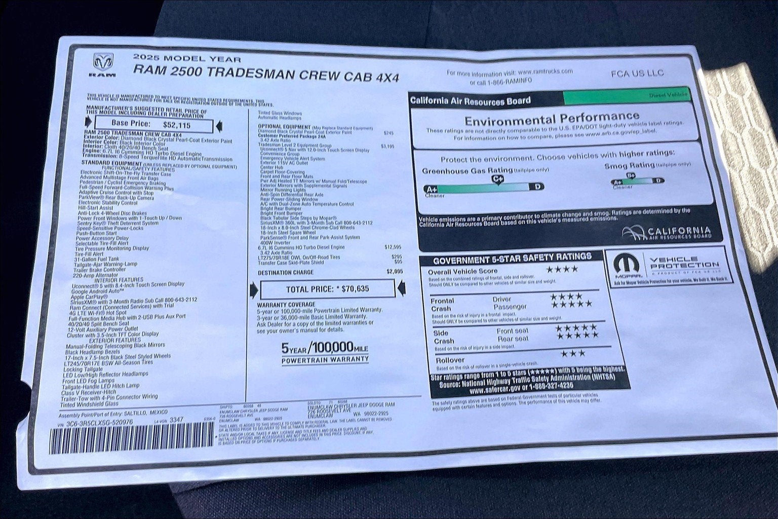 2025 RAM Ram 2500 Tradesman