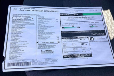 2025 RAM Ram 2500 Tradesman