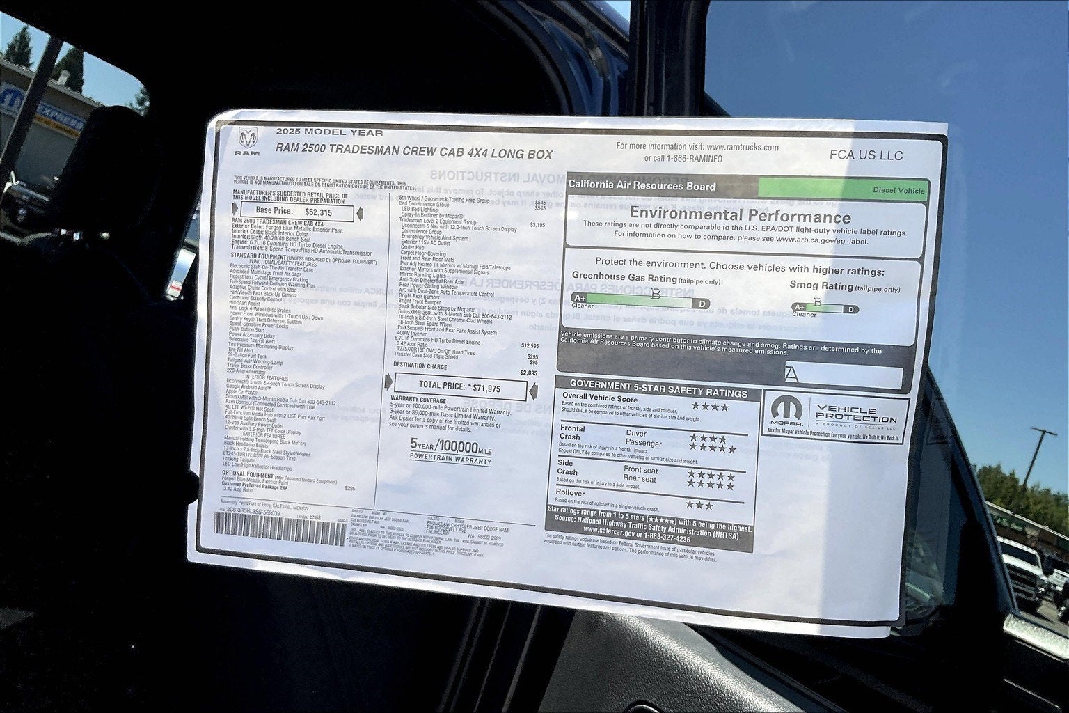 2025 RAM Ram 2500 Tradesman