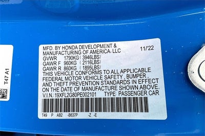 2023 Honda Civic Sport