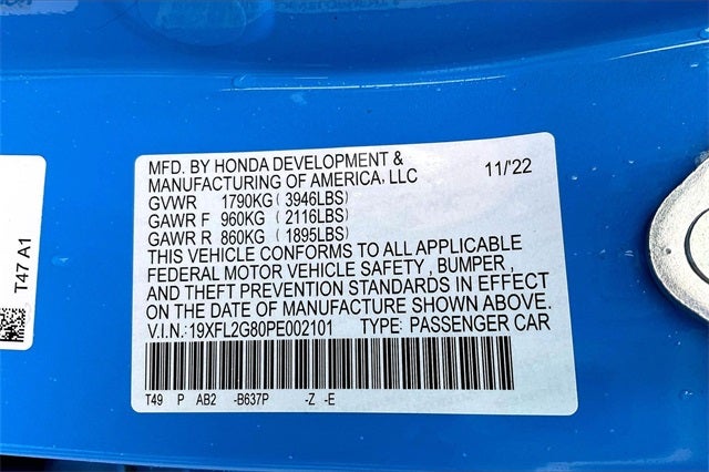 2023 Honda Civic Sport