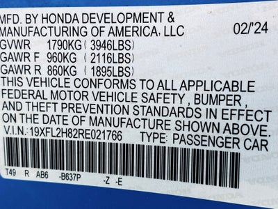 2024 Honda Civic Sport