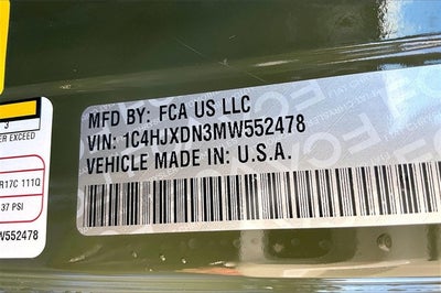 2021 Jeep Wrangler Unlimited Willys