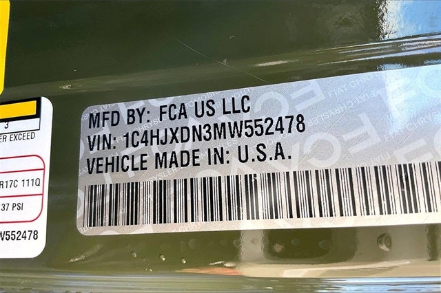 2021 Jeep Wrangler Unlimited Willys