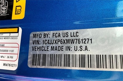 2021 Jeep Wrangler Unlimited Sahara 4xe