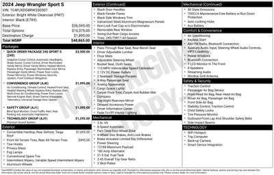 2024 Jeep Wrangler Sport S