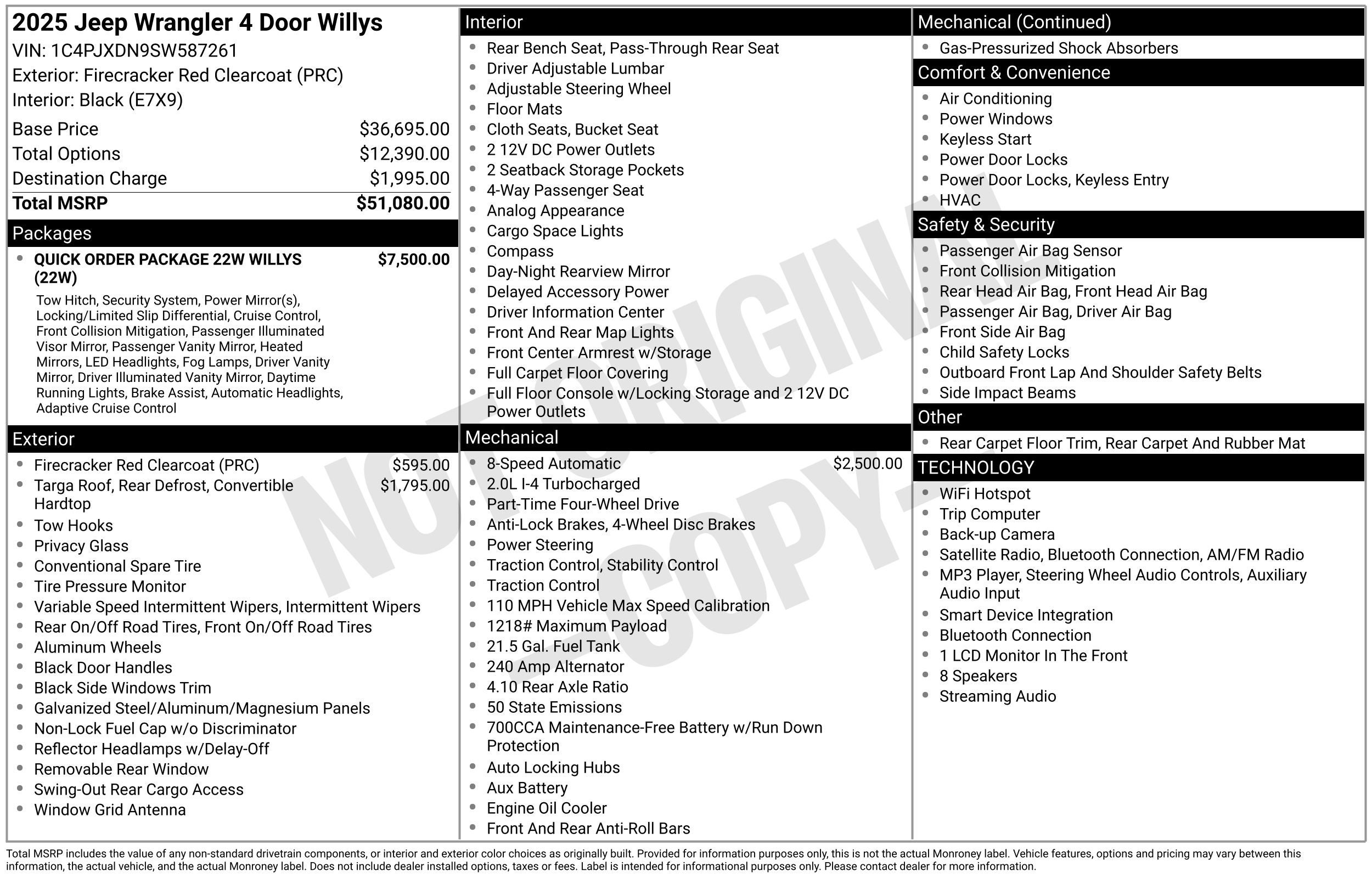 2025 Jeep Wrangler Willys