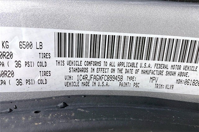 2015 Jeep Grand Cherokee Altitude