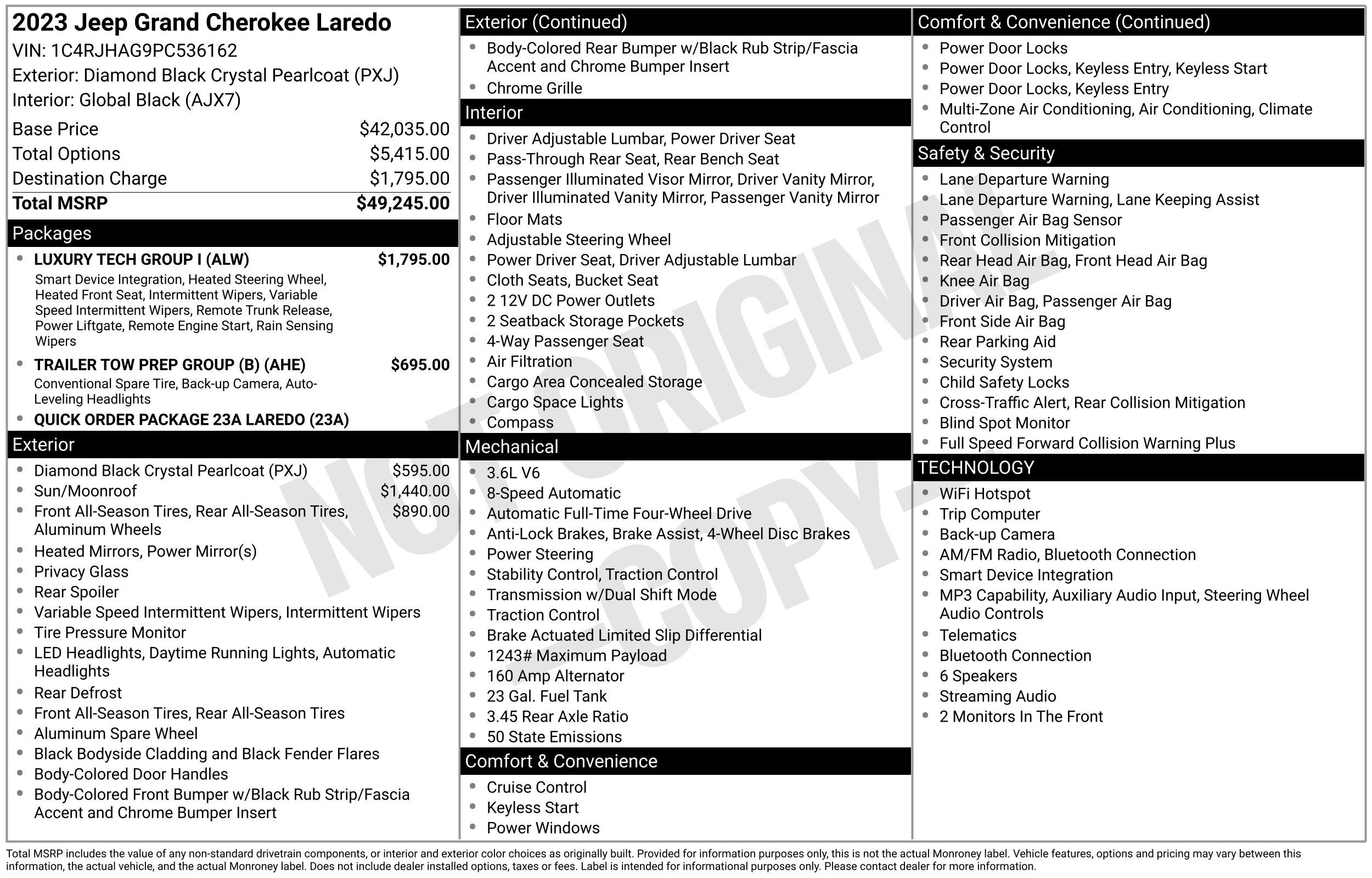 2023 Jeep Grand Cherokee Laredo