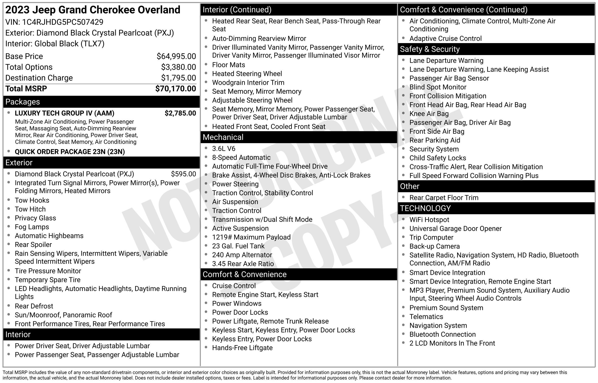 2023 Jeep Grand Cherokee Overland
