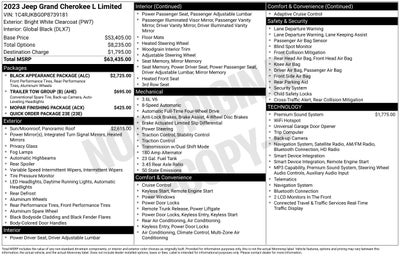 2023 Jeep Grand Cherokee L Limited